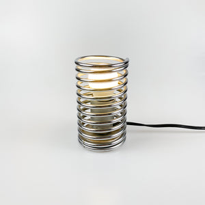 Lámpara de sobremesa en espiral, 1970's