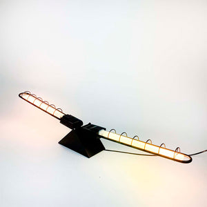 Stil Zeta Fluorescent Table or Ceiling Lamp, 1980's