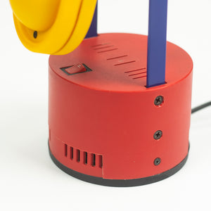 Stilplast lamp made in Italy, 1980's Memphis style Primary colors.