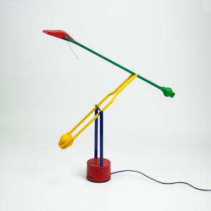 Lámpara Stilplast fabricada en Italia, 1980's Estilo Memphis