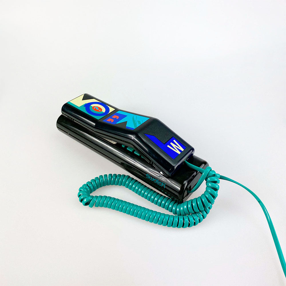 Téléphone Swatch Twinphone Blue, 1989.