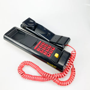 Teléfono Swatch Twinphone Negro-Rosa, 1989.