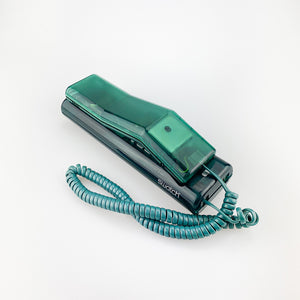 Semi-transparent green Swatch Twinphone telephone, 1989.