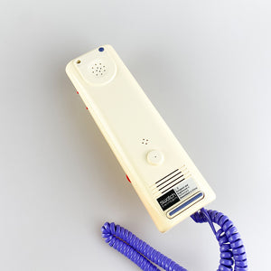 Téléphone blanc Swatch Twintwan, 1989.