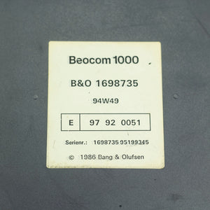 Teléfono Bang & Olufsen Beocom 1000 diseño de Lone and Gideon Lindinger-Loewy 1980's