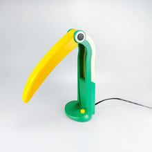 Load image into Gallery viewer, Toucan Lamp, Tungslite, H.T. Huang. 1980s Yellow / Green
