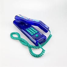 Load image into Gallery viewer, Swatch Twinphone Azul telephone, 1989.
