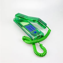 Cargar imagen en el visor de la galería, Teléfono Swatch Twinphone Verde translúcido, 1989.
