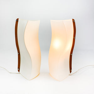 Paire de lampes WB-Small design par Giulio Di Mauro pour Slamp, années 1980